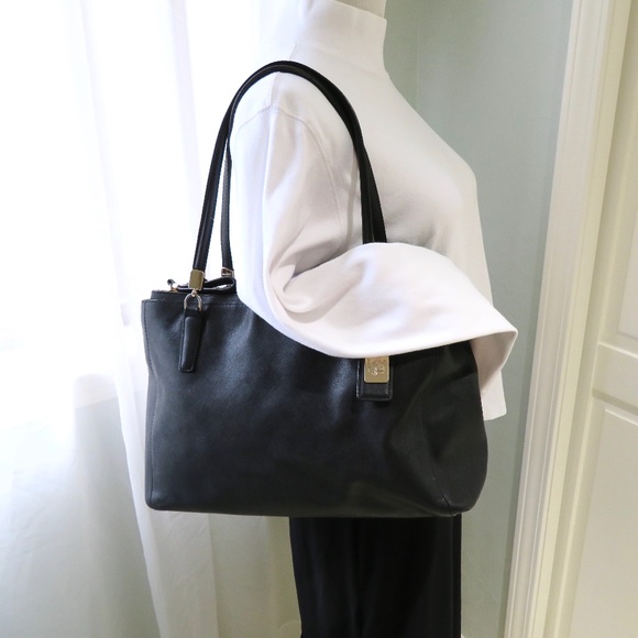 COACH Madison Christie Leather Satchel Bag - Picture 2 of 12